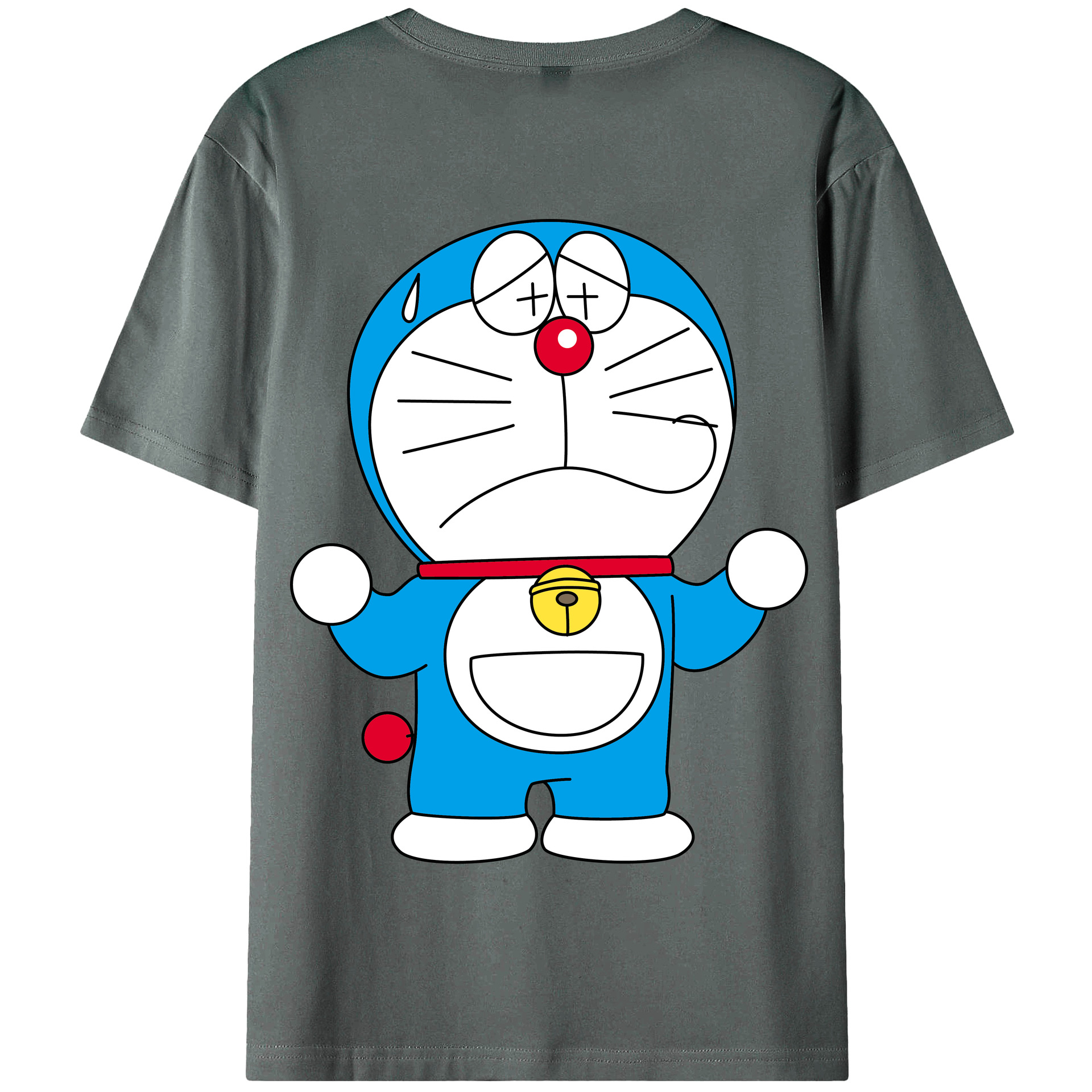（画像用） ドラえもん Doraemon 綿100％半袖Tシャツ（背面プリント）